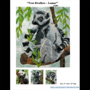 Tree Dweller Lemur Quilt Pattern